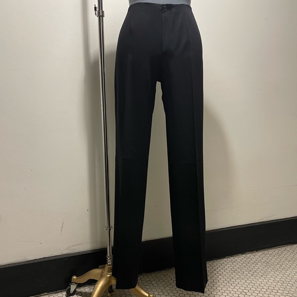 DOLCE & GABBANA] Set: Wool Black Blazer Suit Jacket & Pants - Picture 12 of 16